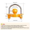 Heavy-Duty Haak Anti-Diefstal Trailer Slot, Universeel Caravan Trailer Kogelkoppeling Slot, Duurzaam Trekken Beveiligingsaccessoire
