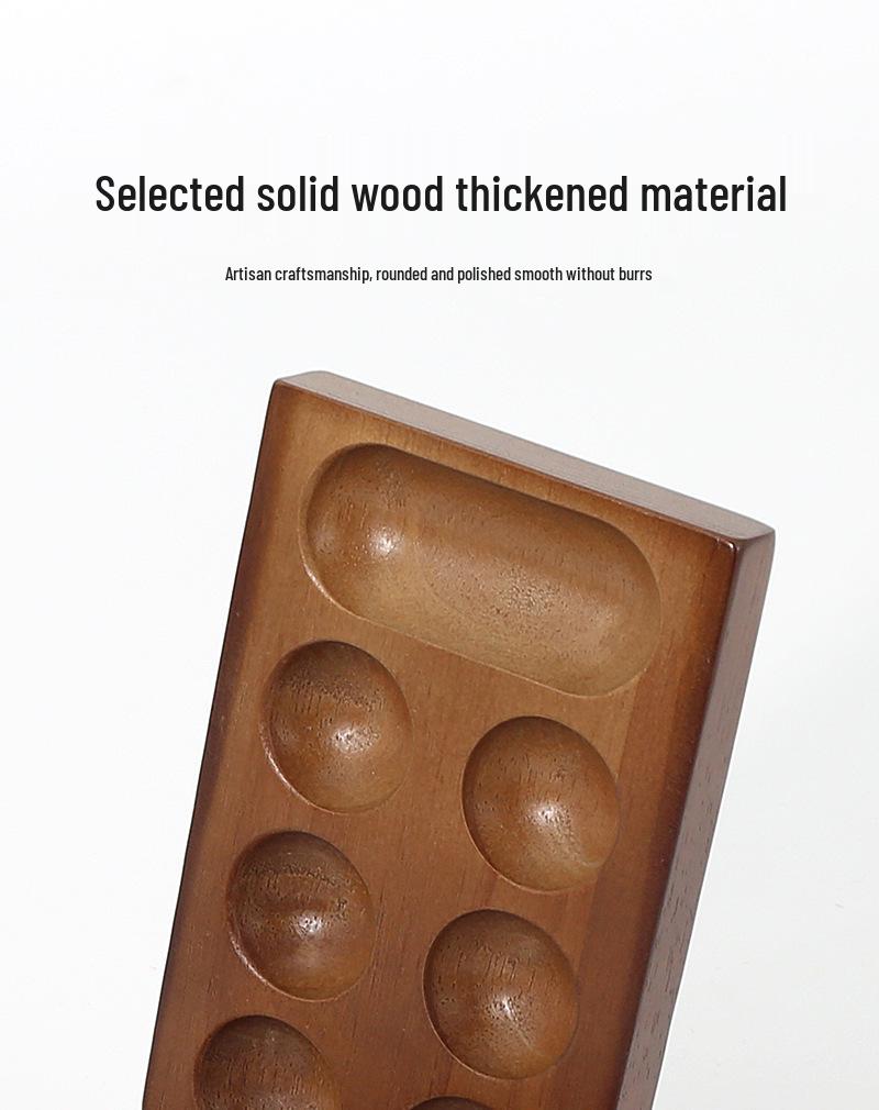 Youmai Wooden African Gem Checkers: Educational Board Game with Storage Box