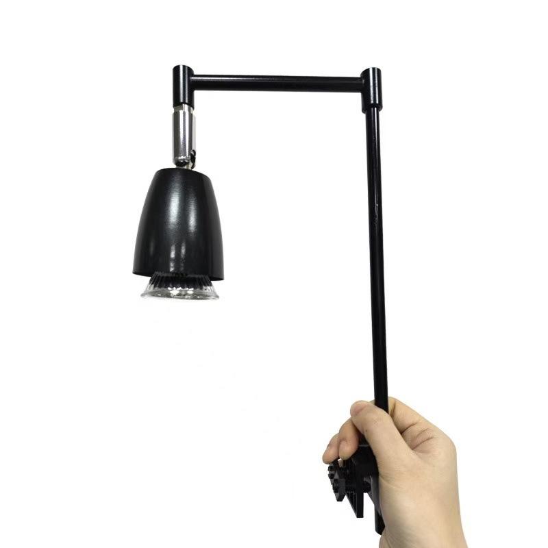 Lampada UVB per Rettili con Angolo Retto, Lampada Termica a Spettro Completo per Tartaruga, Lucertola, Supplemento di Calcio, Radiazione UV, Lampada Solare
