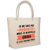 Beach Bag - PLANETEE - Erika Insulated Soft Cotton Cooler Bag - Printed In France - Large Capacity - Sturdy Handles
