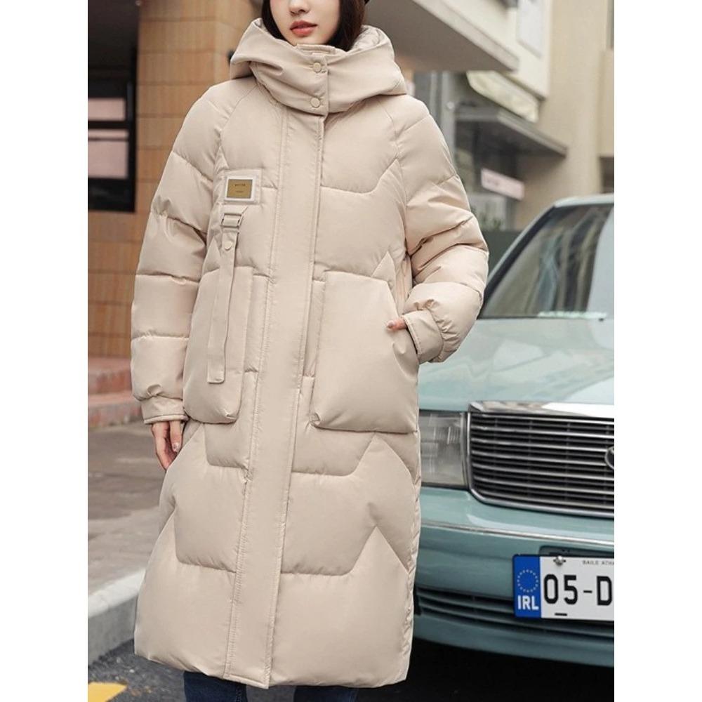 Long Winter Jacket Coat Women Down Cotton Jackets Warm Hooded Parkas Outwear Female Thick Cold Snow Wear Coats Puffer Jacket