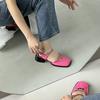 Sapatos Mary Jane Femininos Bico Quadrado Salto Alto Sandálias Fechadas para Mulheres Calçado Vintage Vendas Liquidação Barata Em Promoção Sandália Coreana