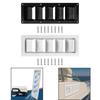 RV Air Vent Louver Marine Exhaust Vent Outlet Multifunction Rectangle Exhaust