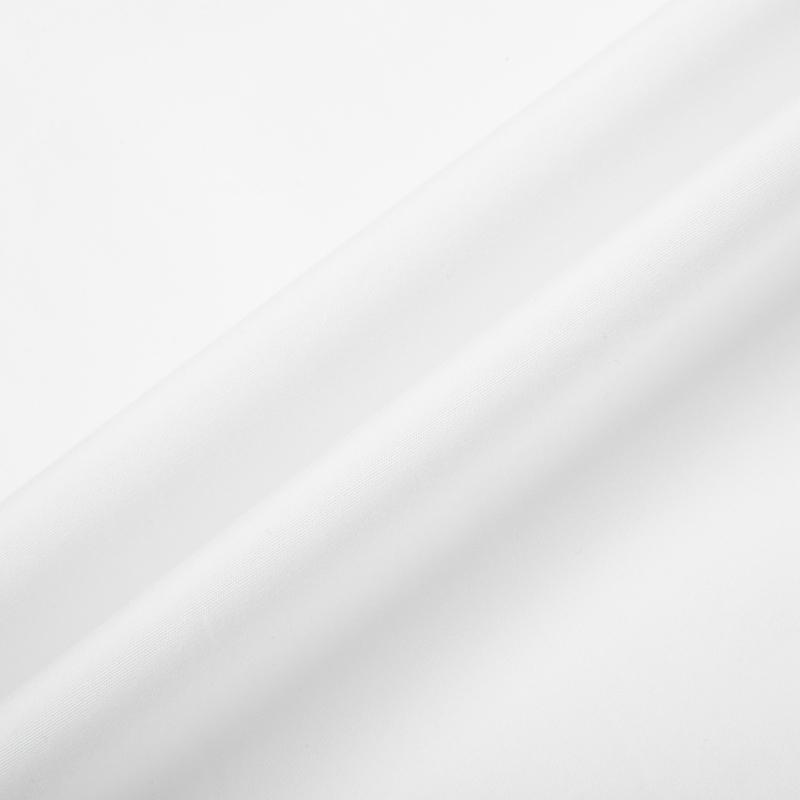 Calvin Klein Solid Color Single-Breasted Loose Cotton Short Sleeve Shirt Men Tops Moonlight-White 40LM114-YAA