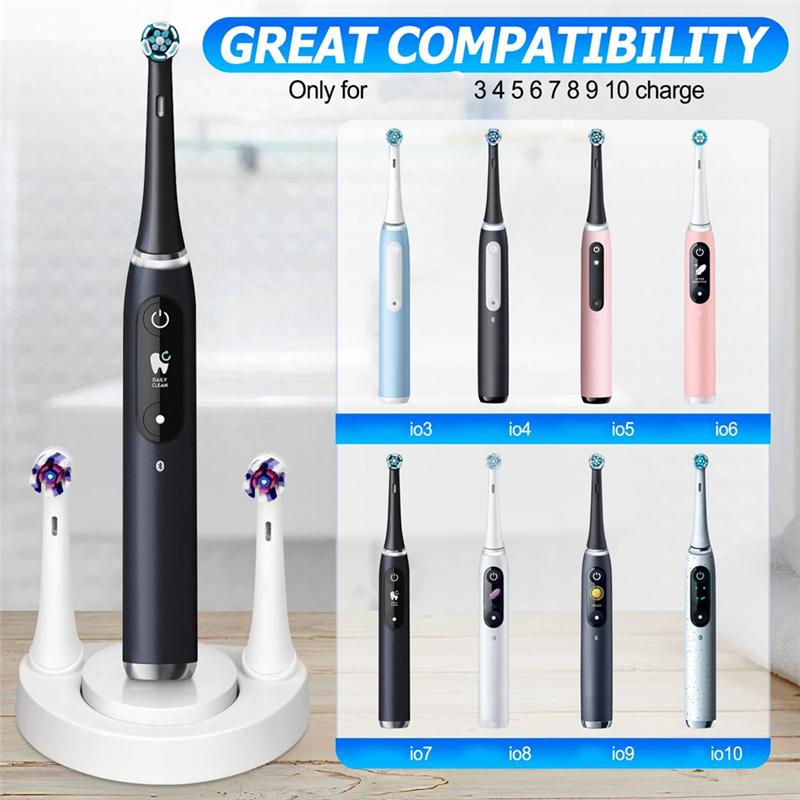 AD23-Držák na zubní kartáček Pro elektrický zubní kartáček Oral-B IO Stojan Stojan na uložení zubních kartáčků Držák na hlavice zubních kartáčků Nabíjecí stojan