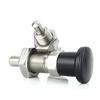 M8 M10 M12 M16 M20 M24 Fine Thread Black Self Locking Index Bolts Plastic Knob Stainless Steel Indexing Plunger With Nut