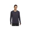 Therma-Fit Adv Running Division Einfarbig Mode Weich Warm Langarm T-Shirt Herren Tops Dunkelviolett FZ1126-573