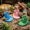 Kunststoff Reptilien Wasserspender Anti-Rutsch-Basis Reptil Wasserspender Kleine Tiere