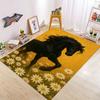 Under The Sunset The Galloping Horse Hallway Balcony Bedroom Cushion Anti Slip Living Room Sofa Floor Decorative Large Carpet