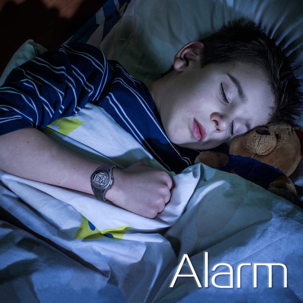 Boys' Watch for Swimming and Scuba Diving, 100m Underwater Stopwatch, Chronograph, Alarm, Dual Time Zone, 12/24 Hour Format