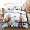 Fashion 3D Print Anime Carole & Tuesday Bedding Set Single Twin Full Queen King Size Bed Set Adult Kid Bedroom Duvet Cover Sets
