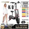 Tifgalop K8 Electric Scooter 6000W Dual Motor 60V40Ah Battery E-Scooter 12 Inch Off-Road Tire Seat Electric Foldable Scooters