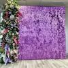 Shimmer Wall Backdrop Purple Wall Panels Square Sequin Shimmer Backdrop Decoration for Birthday Party,Wedding, Anniversary