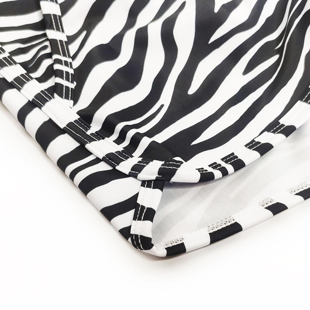 მამაკაცის საცურაო ტრუსები ჩემოდნები ზებრა-ზოლიანი მჭიდრო მორგებული სექსუალური საცურაო კოსტიუმები პლაჟის ტანსაცმელი სათრიმლავი სერფინგის სპორტული დარბაზი