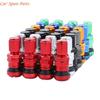 Y4UA Multifunctional Car Tire Valves Stems Cores Aluminum with Protective Caps for Various Vehicle Extreme Driving Conditions