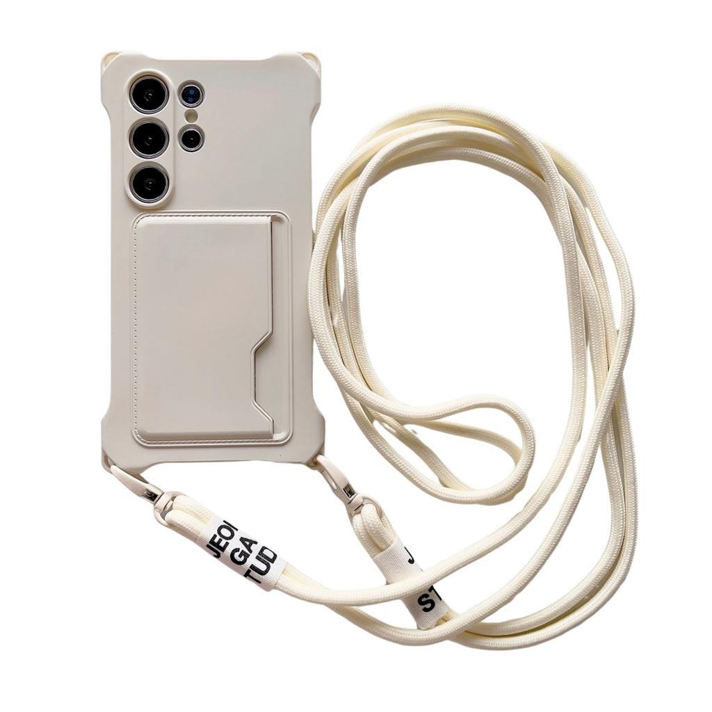 S side card double rope mobile phone case Samsung SULTRA soft case A card SFE lanyard S