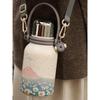 New Japanese Stainless Steel Insulated Water Bottle, European-Style Large-Capacity Thermos Cup, Outdoor Tea Brewing Cup for Girls and Students