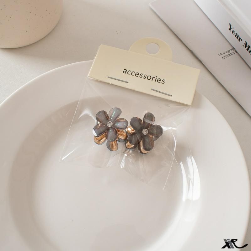 Mini Fiore Estivo Metallico Piccolo Clip a Pinza Nuovo Petalo Fermaglio per Capelli da Donna Clip per Frangia Clip Laterale per Capelli Accessori per Capelli Donna
