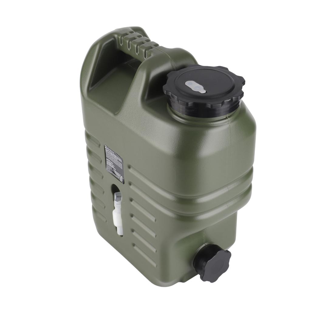 12L Water Container Large Capacity Water Storage Cube Outdoor Camping Water Can With Faucet For