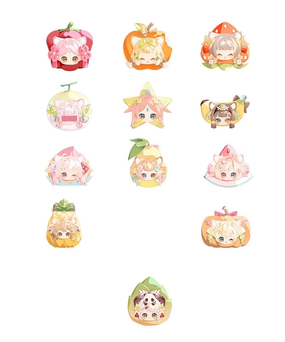 Sweet Emilya Cat Moni [Hoodie Pal] Series PVC Mini Trading Figures (Box of 24)