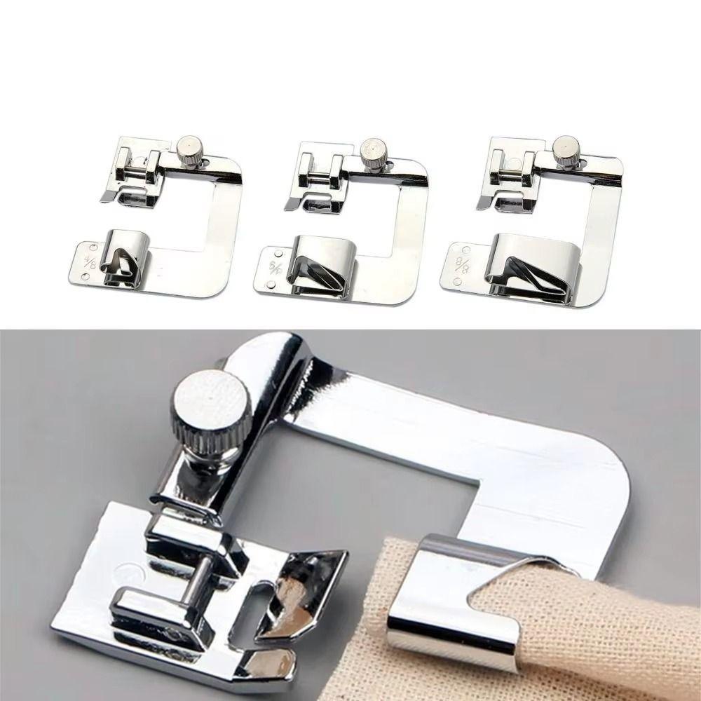 Snap-On Rolled Hem Presser Foot 6-25mm Wide Rolled Foot Hemming Presser Foot Sewing Accessories