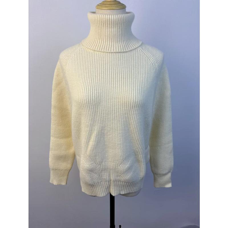 High Neck Sweater, Women's Knitted Loose New Style, High Neck Thickened Autumn and Winter Sweater, High Neck Solid Color Casual Medium Long Sweater