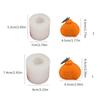 Tangerine Shape Silicone Molds for Candle Soap Chocolate Candy Fruit Shaped Silicone Candle Molds for Epoxy Resin