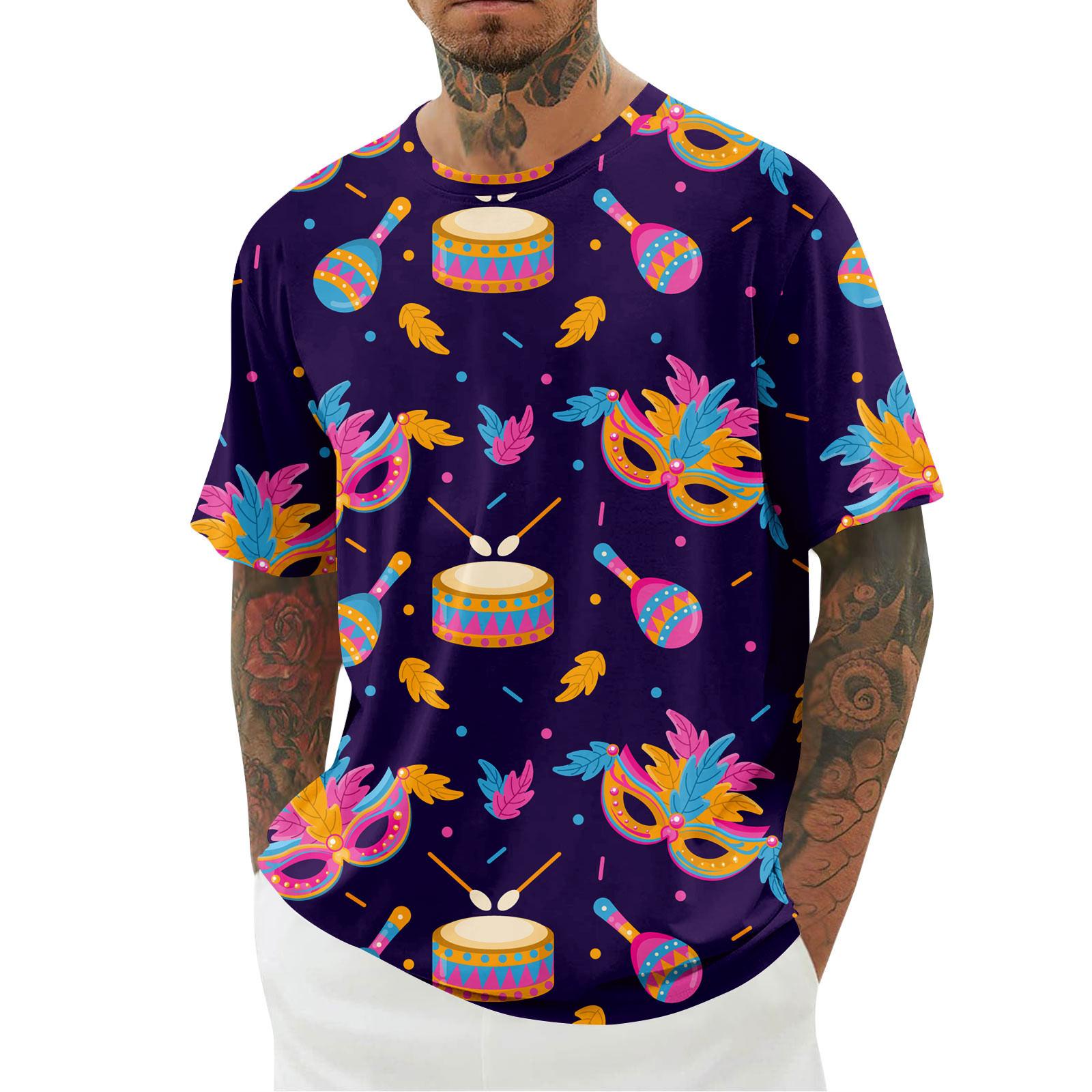 

Мужская футболка, свободный повседневный топ с короткими рукавами, мужской топ с короткими рукавами M розовый