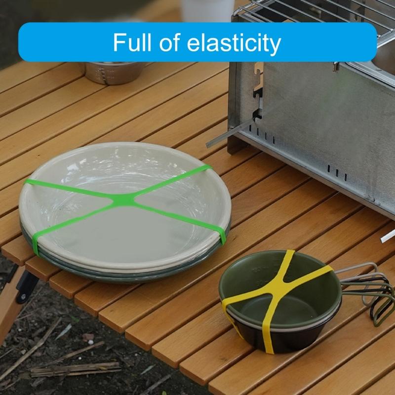 10 st Elastiska H-band för Bokbindning, Konstprojekt & Utomhusbruk, Silikon Gummiband H-band i Flera Färger, 2 Storlekar