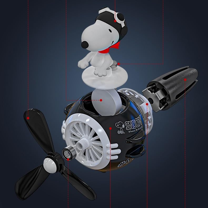 Snoopy Car Decoration, Car Air Conditioner, Car Decoration, Cute, Interior Clip, Easy Installation, For