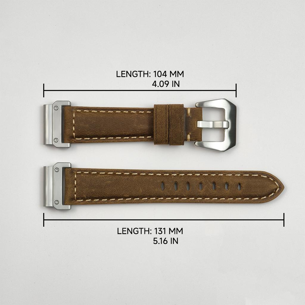 Quickfit 26mm 22mm Strap for Garmin Epix Pro 51mm 47mm Tactix 8 7 Pro Fenix 8 7 7X Enduro3 Genuine Leather Watchband Accessories