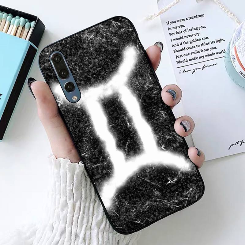 Constellation Gemini Phone Case for Huawei Honor 10 I 8X C 5A 20 9 10 30 Lite Pro Voew 10 20 V30
