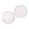 2PCS 6.5in Drumhead Replacement Waterproof Polyester Film Drum Head Jazz Drum Accessory White