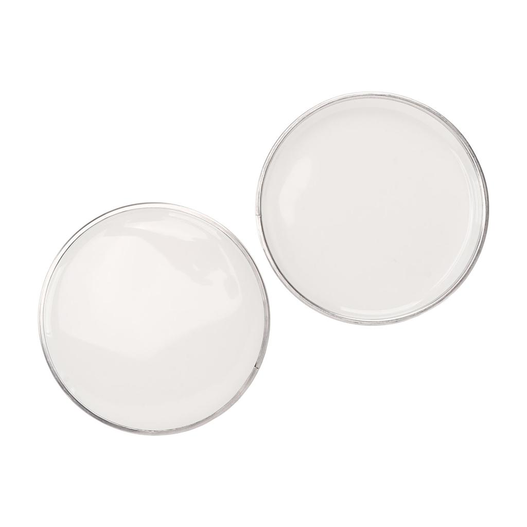 2PCS 6.5in Drumhead Replacement Waterproof Polyester Film Drum Head Jazz Drum Accessory White