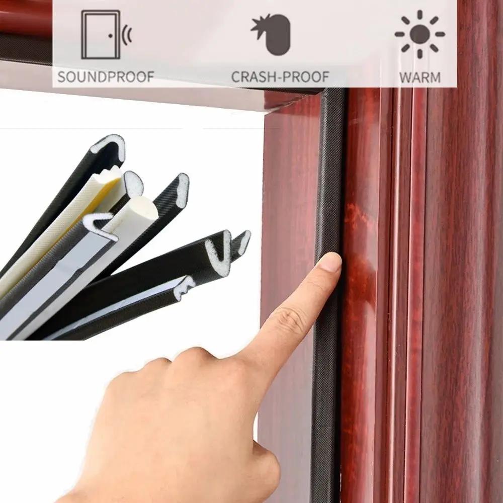 5M Home Anti-Collision Soundproof Door Seal Draught Excluder Weather Stripping Sealing Strip Door Window