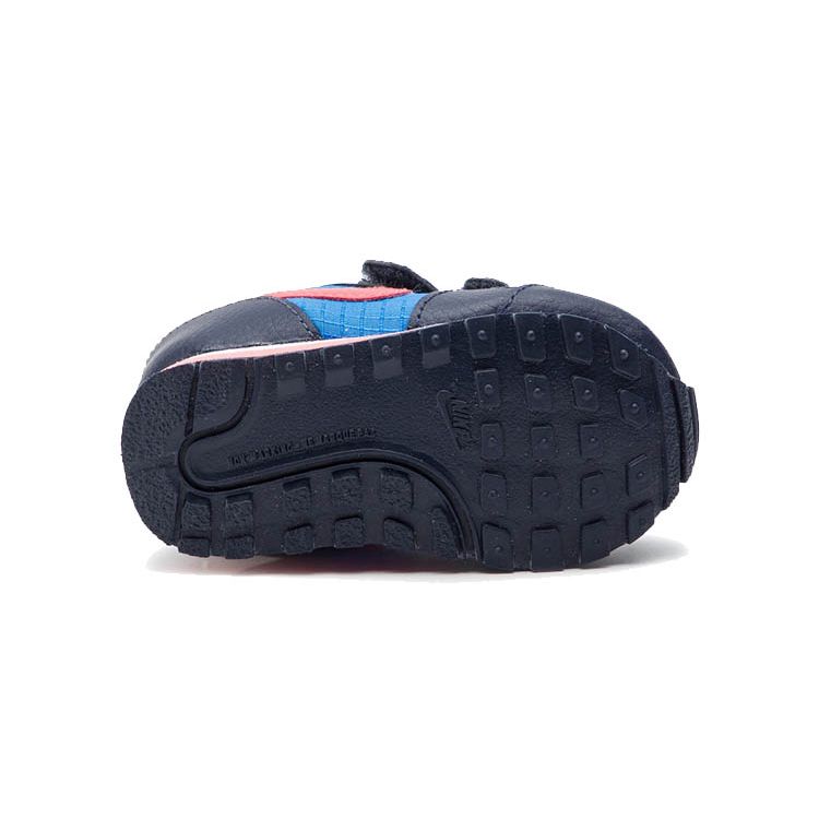 Nike MD Runner 2 High-Top Running Shoes Baby Shoes Black Blue Red 806255-412