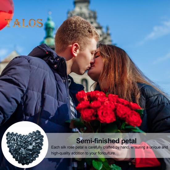 273 db Előkészített Szatén Szalag Rózsa Szirom Kézzel Készített Félkész Örök Rózsa Szirom DIY Örökkévaló Virágcsokrok Esküvői Évfordulóra Születésnapra