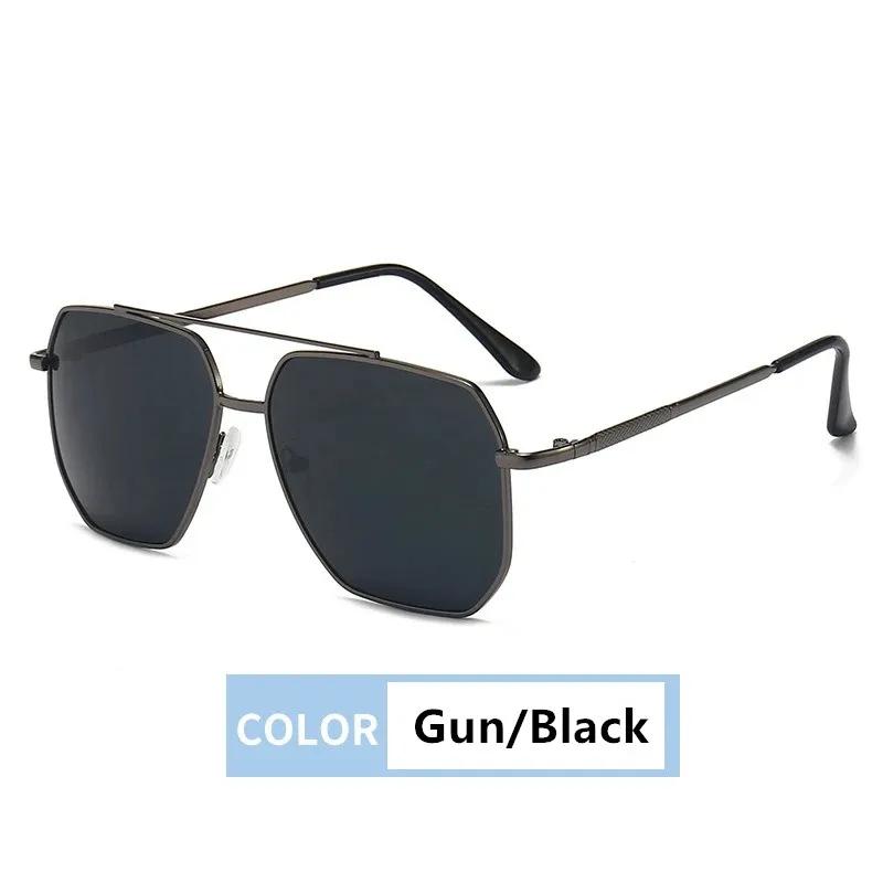New Fashion Men Sunglasses Classic Pilot Driving Sun Glasses Metal Frame Mirror Lens for Leisure Fishing Business Men Women