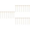 Sewroro Mini Zen Sand Rakes Miniatures 48 Pcs Zen Rake Mini Zen Garden Rakes Meditation Sand Desktop Sand Box Accessories Garden Rake Dining Table