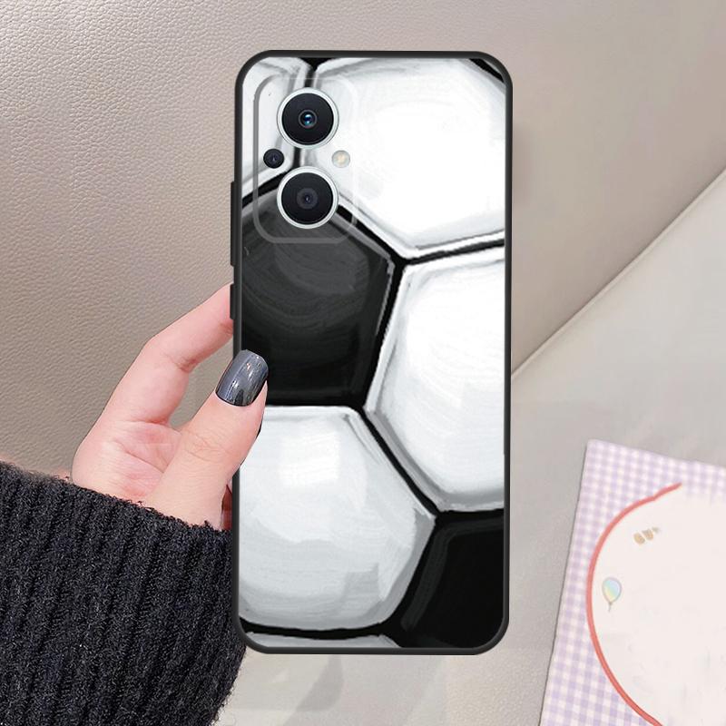 Football Passion Soccer Ball Phone Case For OPPO Find X3 Lite X5 X6 Pro X2 Neo Reno 3 4 5 6 7 8 Lite 4Z 5Z 2Z 8T Cover