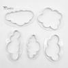 Puntos DIY 5 Stücke Wolke Kuchen Cookie Keks Cutter Fondant Form Dekorieren Backwerkzeug