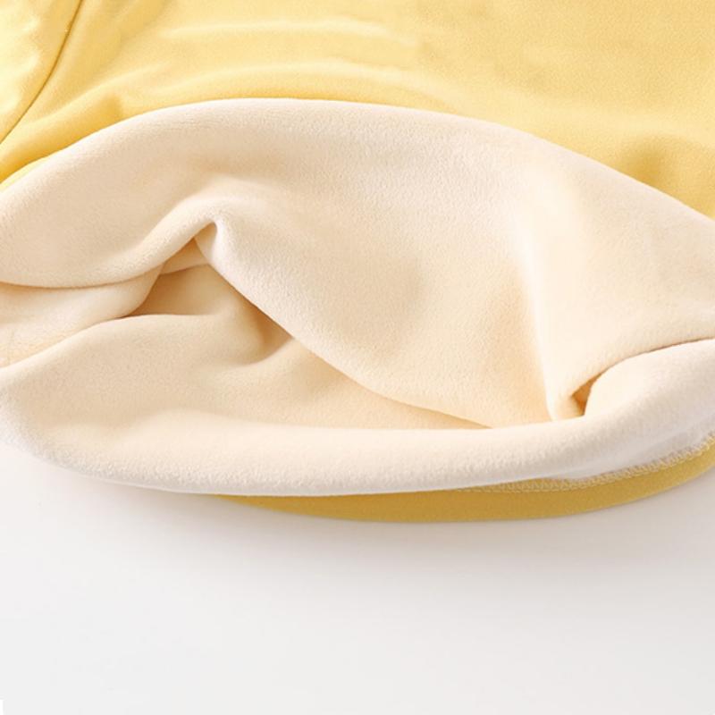 2ks/sada Dětské podzimní zimní termoprádlo Chlapecké spodní prádlo s fleecem Zesílené Dívčí hřejivé Jednobarevné Základní sada