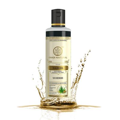 Aceite para el Cabello Ayurvédico de 18 Hierbas, 210 ml