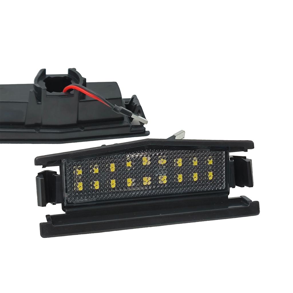 2PCS LED License Plate Lights 6000K For Mazda 2 2016 MX5 Miata 2016 white license plate light number plate lamp