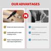 12mm Right-Angle Chisel Ergonomic Woodworking Tool High-Carbon Steel 90 Square Mortise Cutting Comfortable Grip