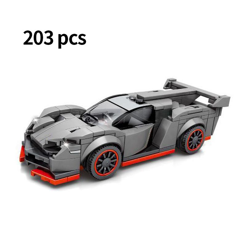 Speed Super Race Car Racing Rally Model Building Blocks Sports Kits City Classic Great Vehicle Kids Toys Technique
