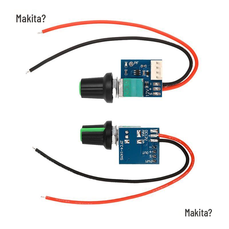 DC5-12V PWM Fan Speed Controller with Noise Reduction & On/Off Switch for 4-Wire Fans