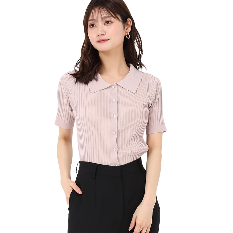 

Mishmash Ribbed Knit and Pink Women s Sweater, Elegant, Feminine, Casual, Stylish, розовый