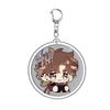 6CM Key Ring Figure Game Ashes Of The Kingdom Anime Acrylic KeyChain With Lu Su Liu Bian Sun Ce Desktop Display Decoration Gift