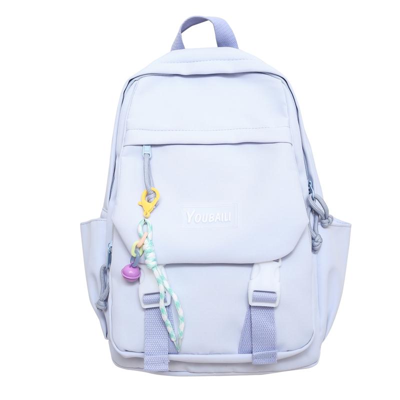 

Детский школьный рюкзак для 3-6 классов, рюкзак для начальной школы, однотонный женский рюкзак Small синий